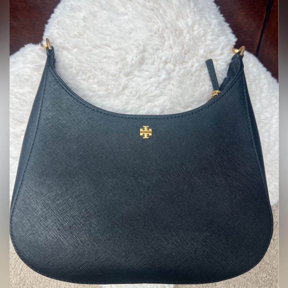 Tory Burch Black Shoulder Crossbody Bag with Matching Wallet - Picture 2 of 8
